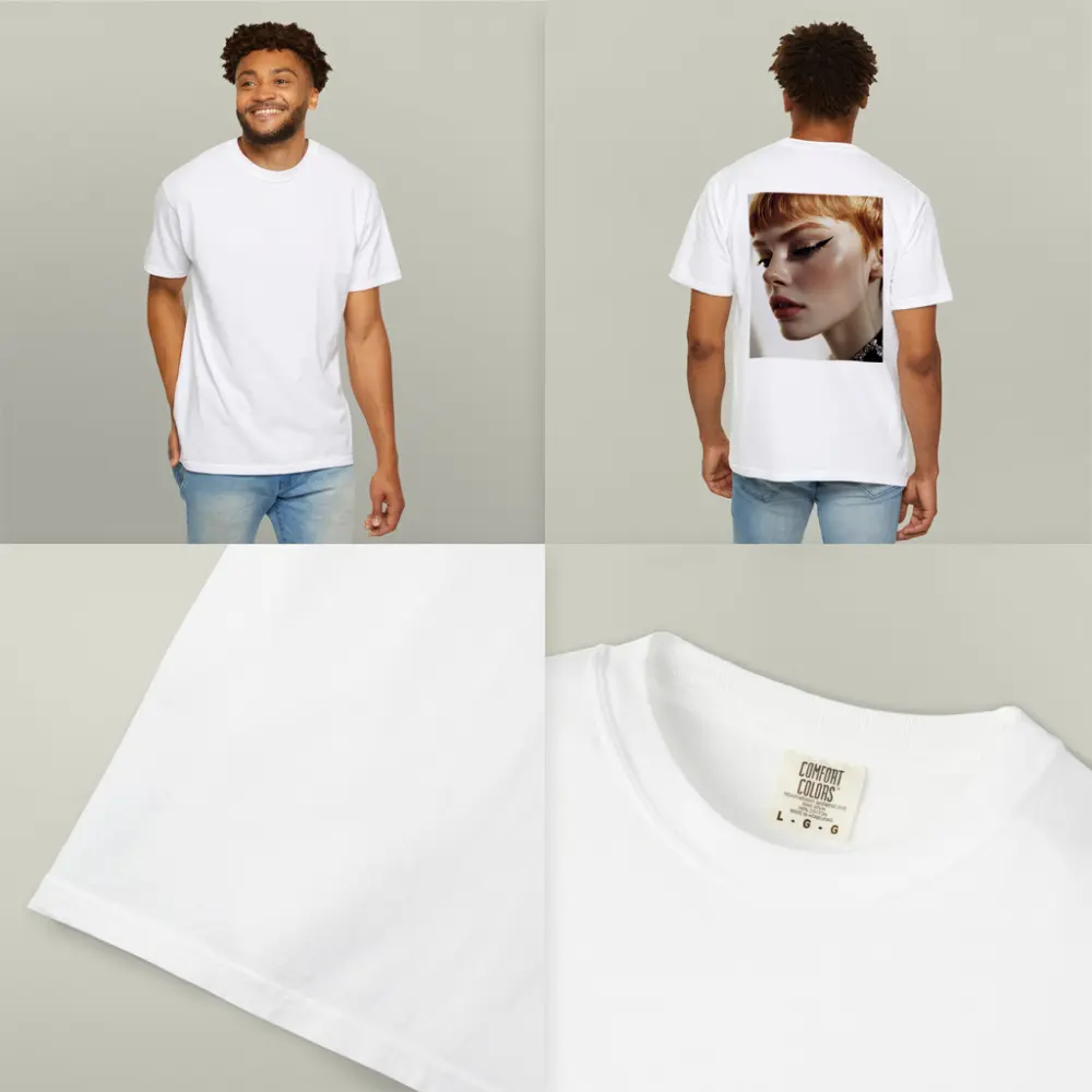 Redhead Woman Bold Gold Eye Makeup – T-Shirts