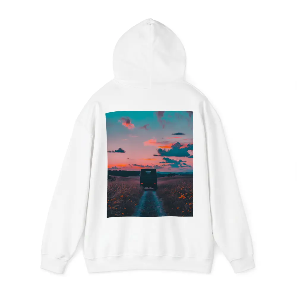 Mercedes G Wagen Sunset Country Road – Hoodies