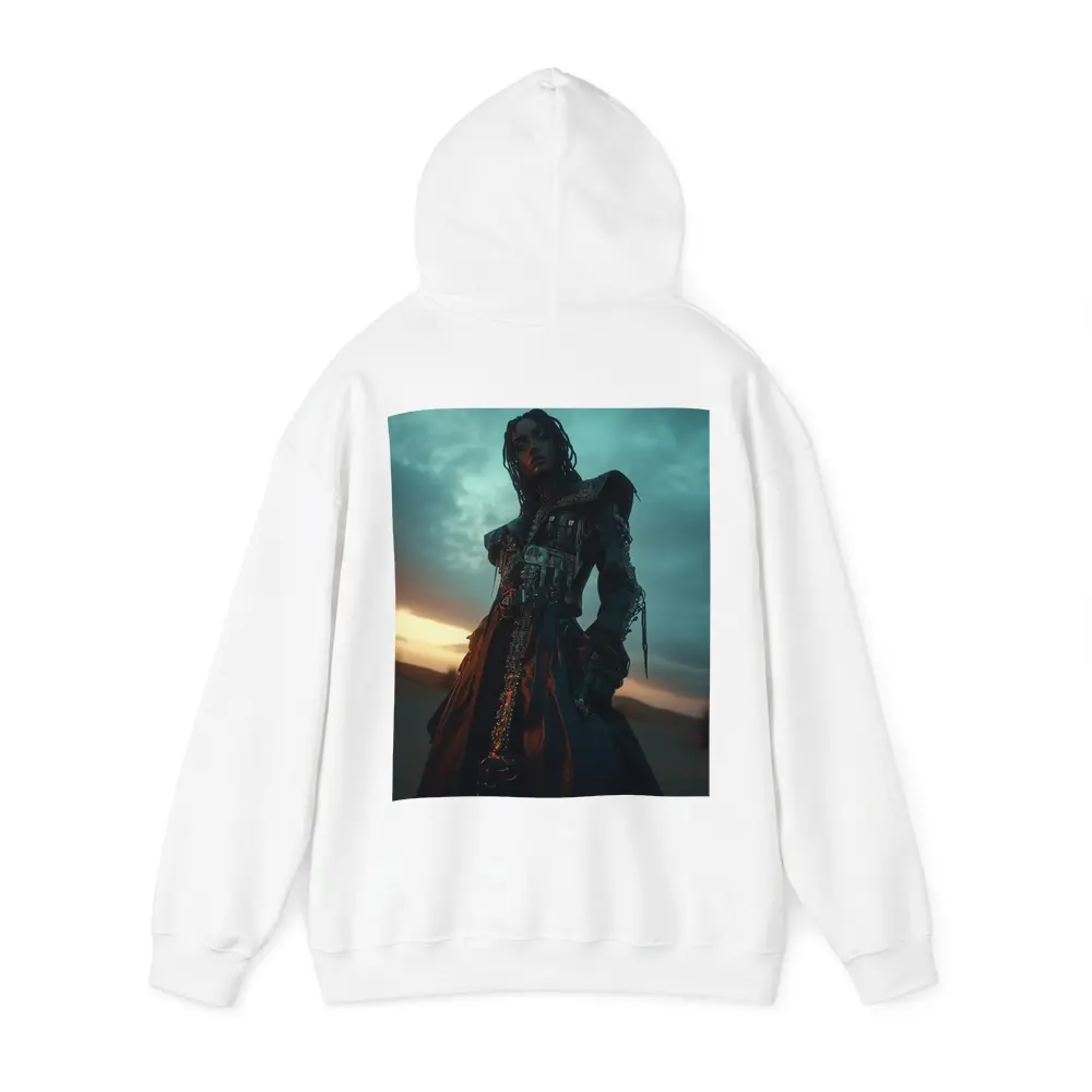 Dark Warrior Woman Desert Storm Fantasy – Hoodies