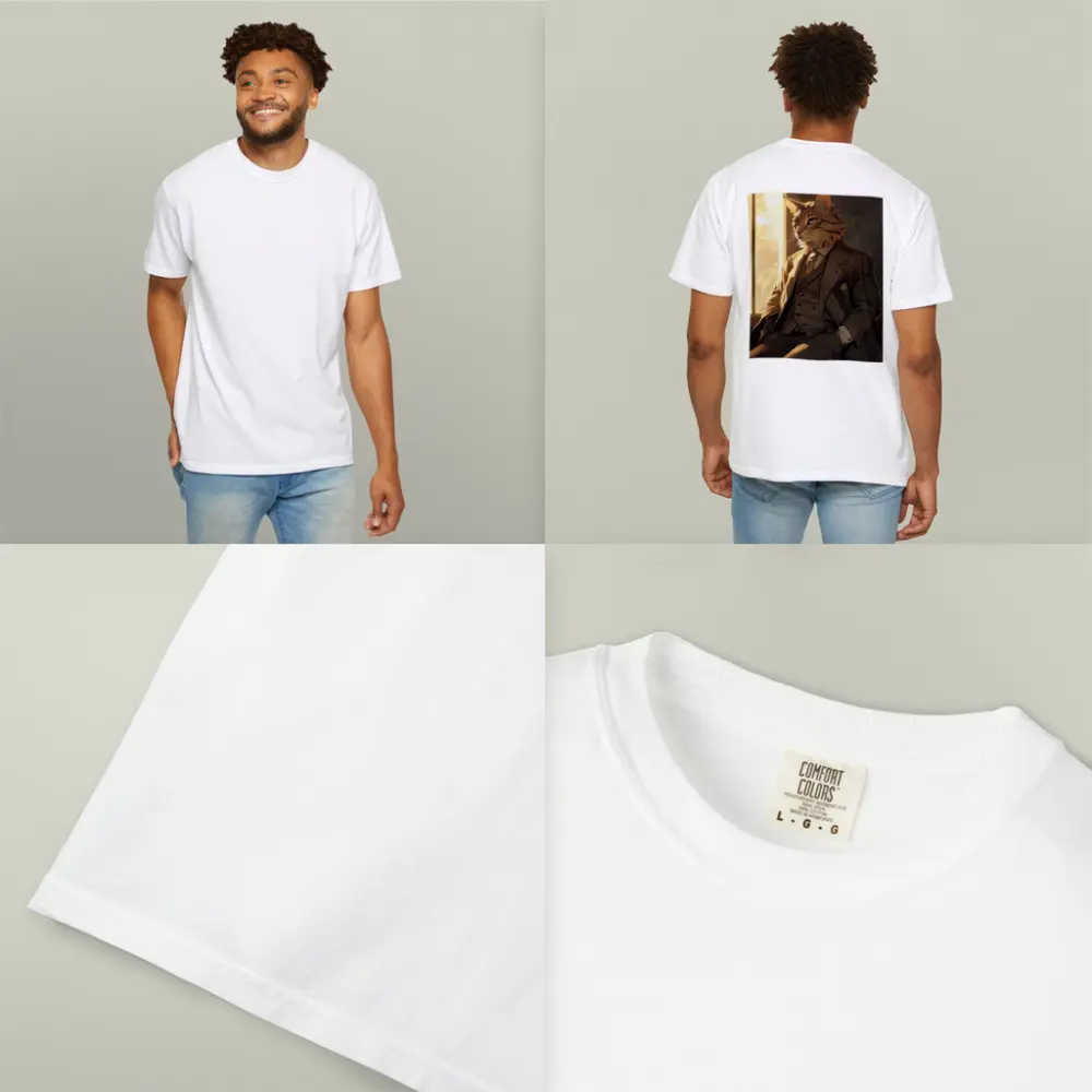 Dapper Orange Cat Suit Anime Art – T-Shirts