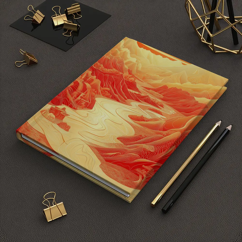 Red Mountain River Valley Chinese Art – Notebooks