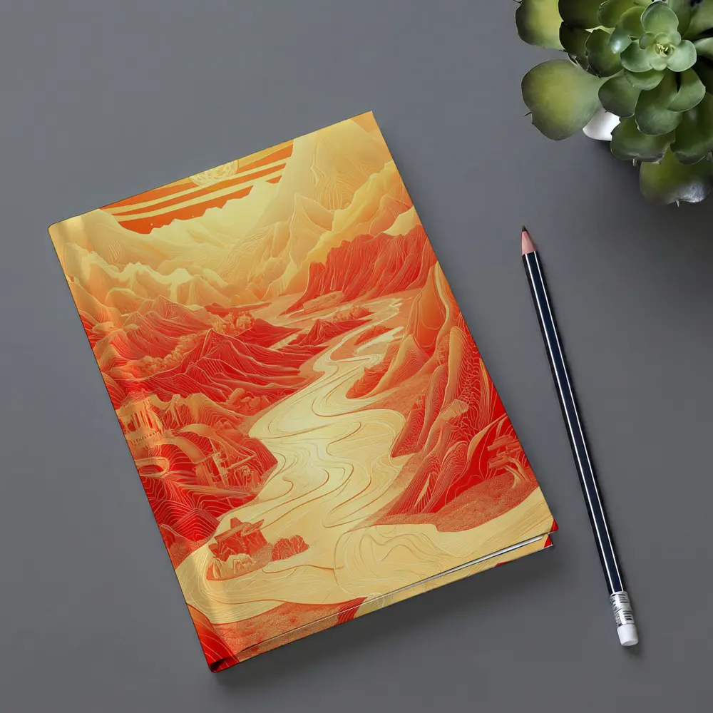 Red Mountain River Valley Chinese Art – Notebooks