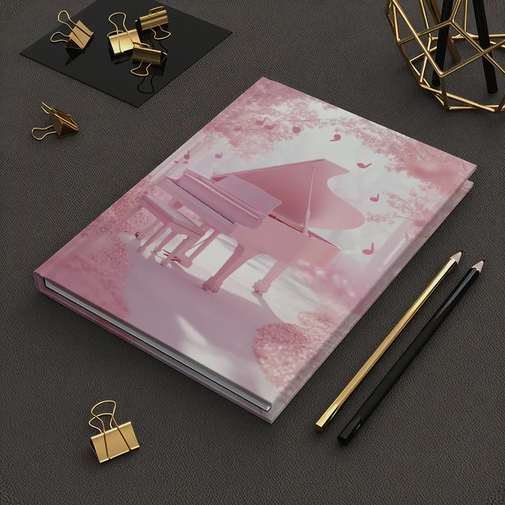 Pink Grand Piano Cherry Blossom Fantasy – Notebooks