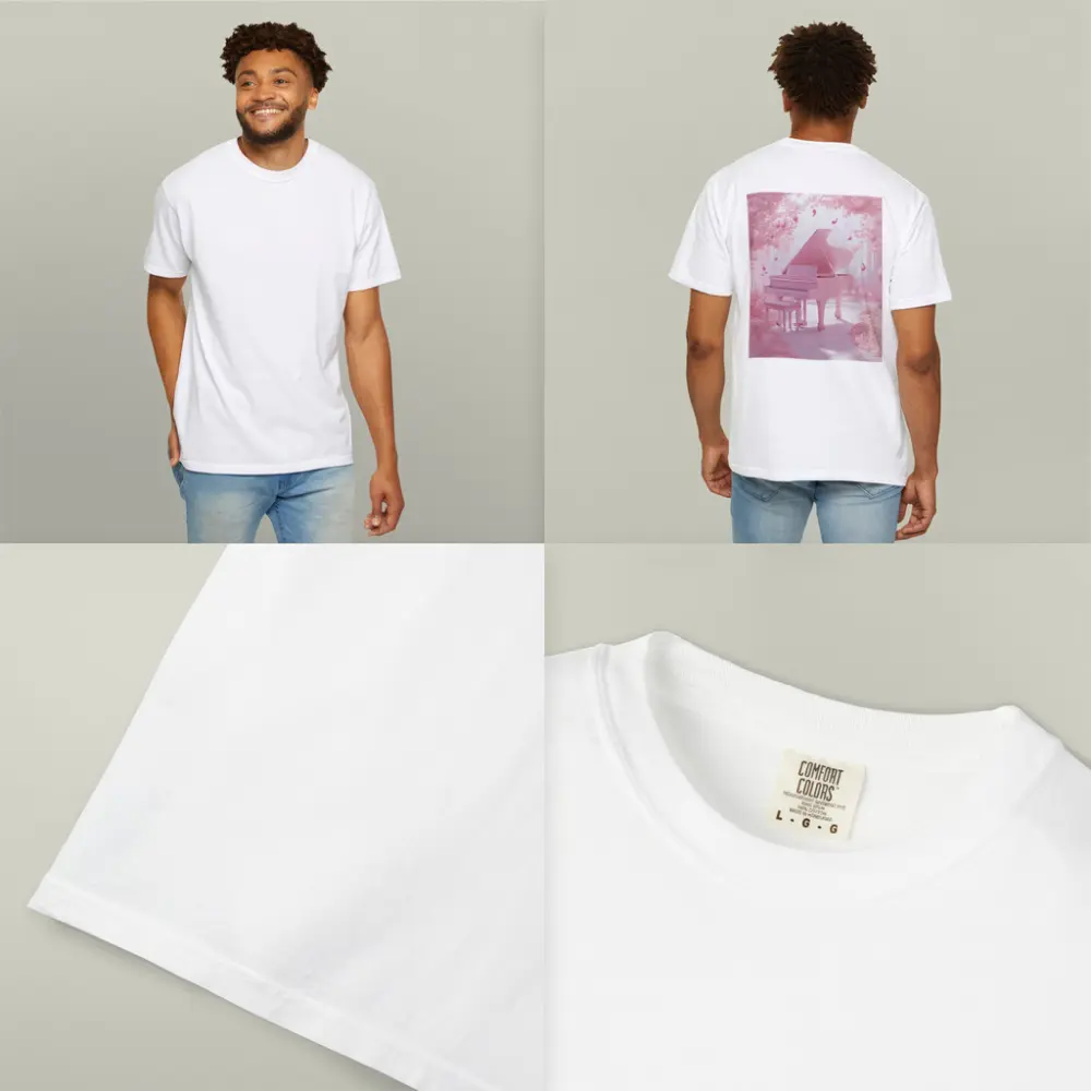Pink Grand Piano Cherry Blossom Fantasy – T-Shirts