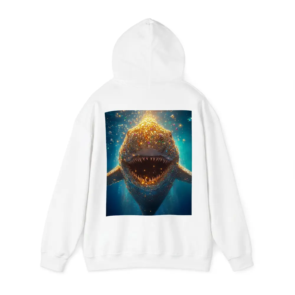 Glittering Shark With Gems Underwater Fantasy – Hoodies