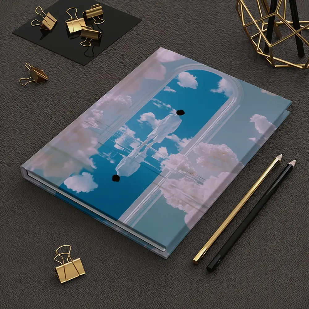 Figure Standing in Arch Surreal Sky – Notebooks