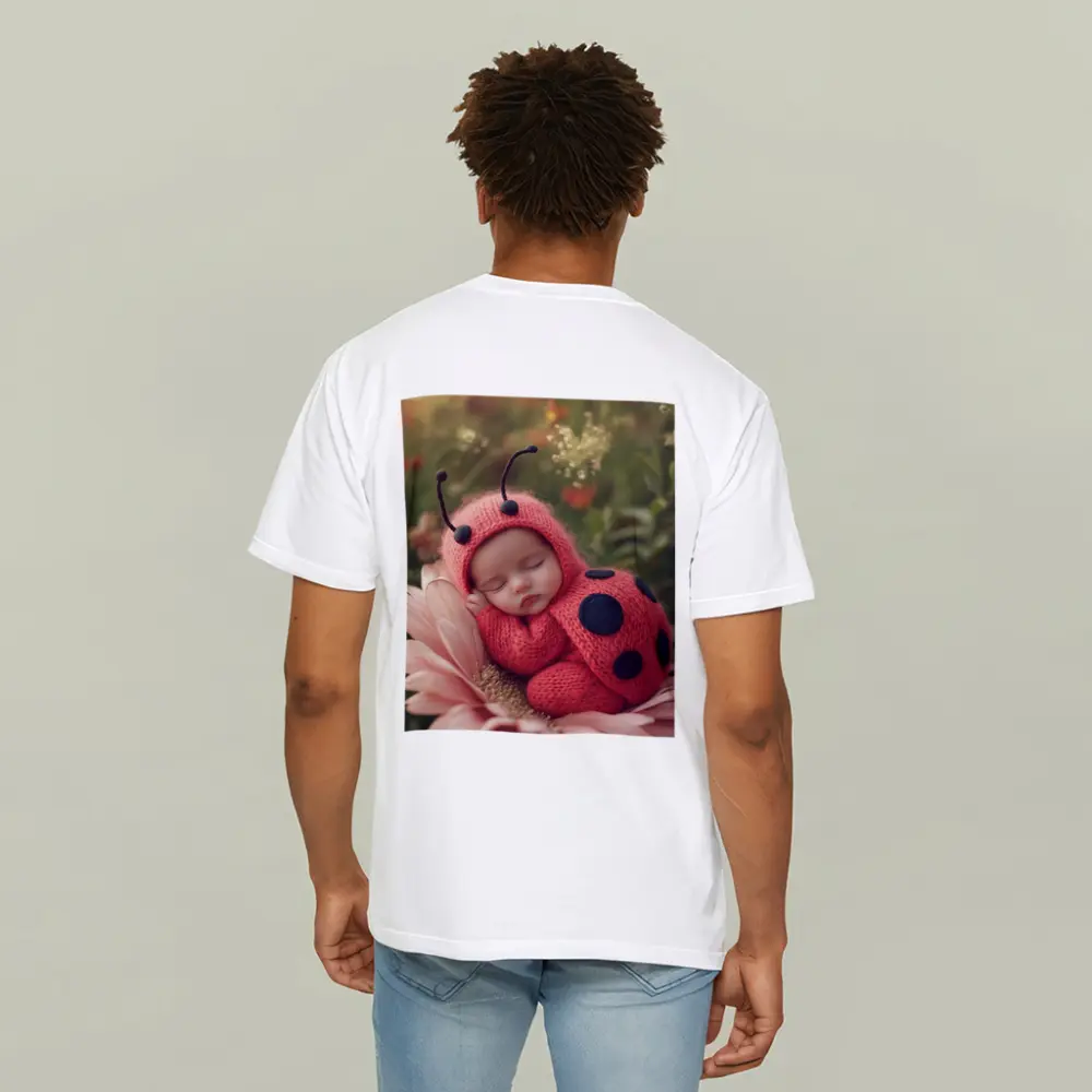 Sleeping Baby Ladybug Costume Flower Garden – T-Shirts