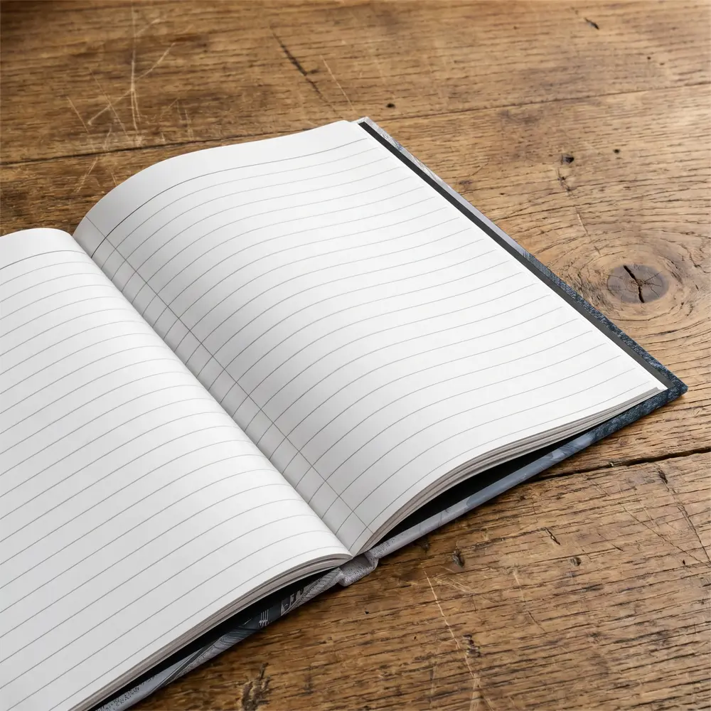 Red Freight Train Winter Mountain Forest – Notebooks