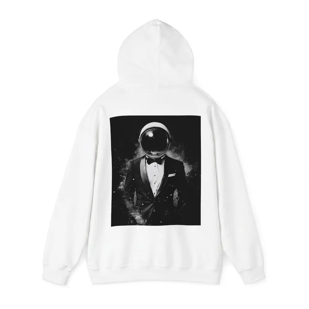 Astronaut Tuxedo Black White Space Art – Hoodies