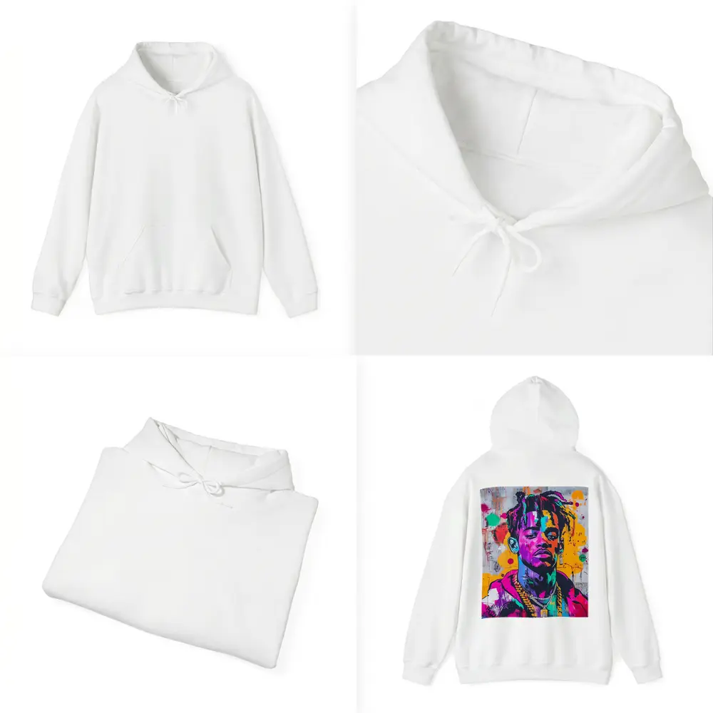 Colorful Hip Hop Portrait Graffiti Wall Art – Hoodies