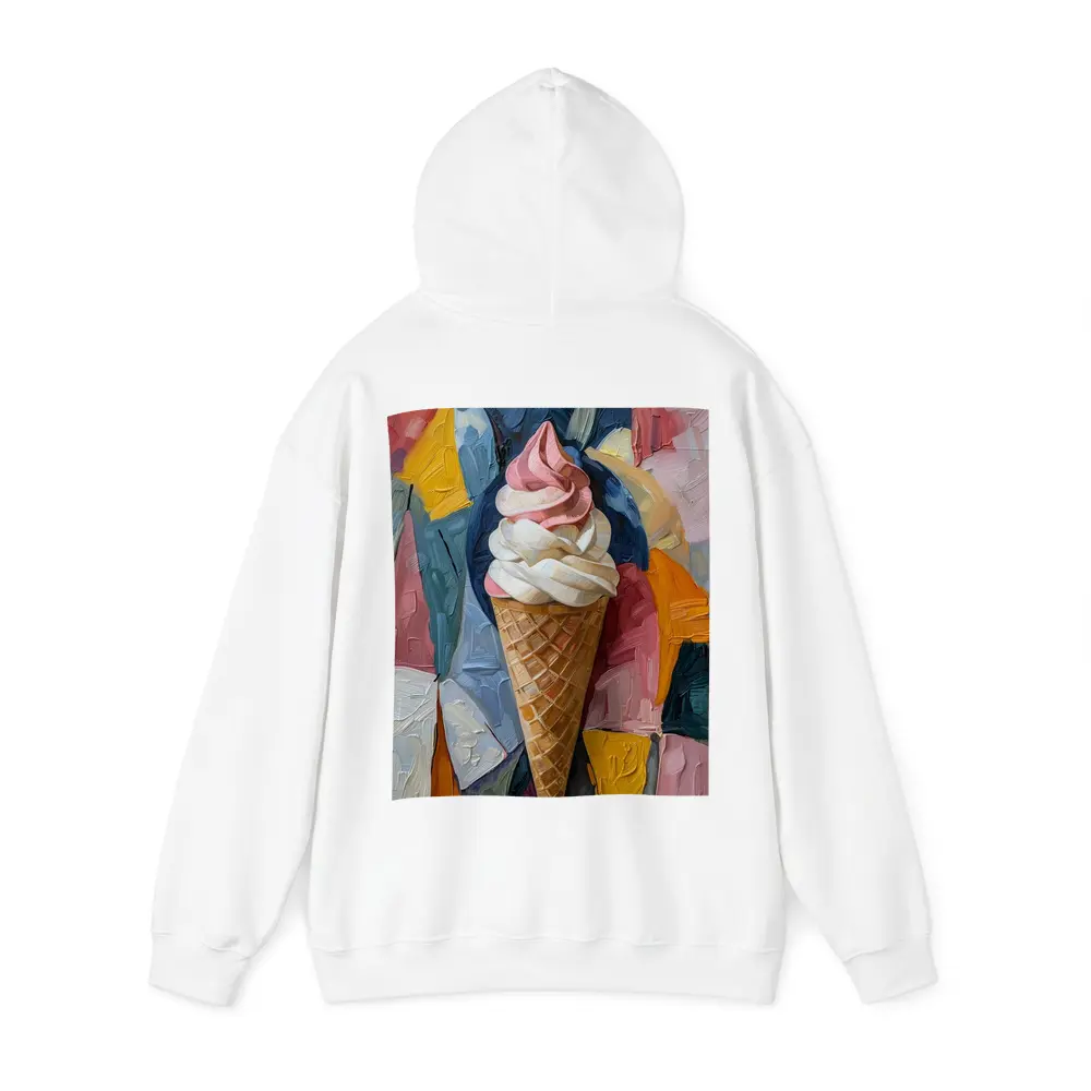 Soft Serve Ice Cream Cone Oil Painting – Hoodies