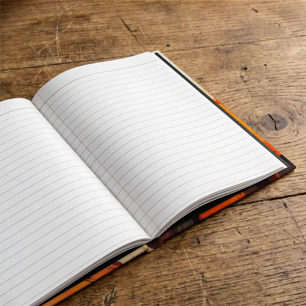 Lion Driving Orange Sports Car Racing – Notebooks