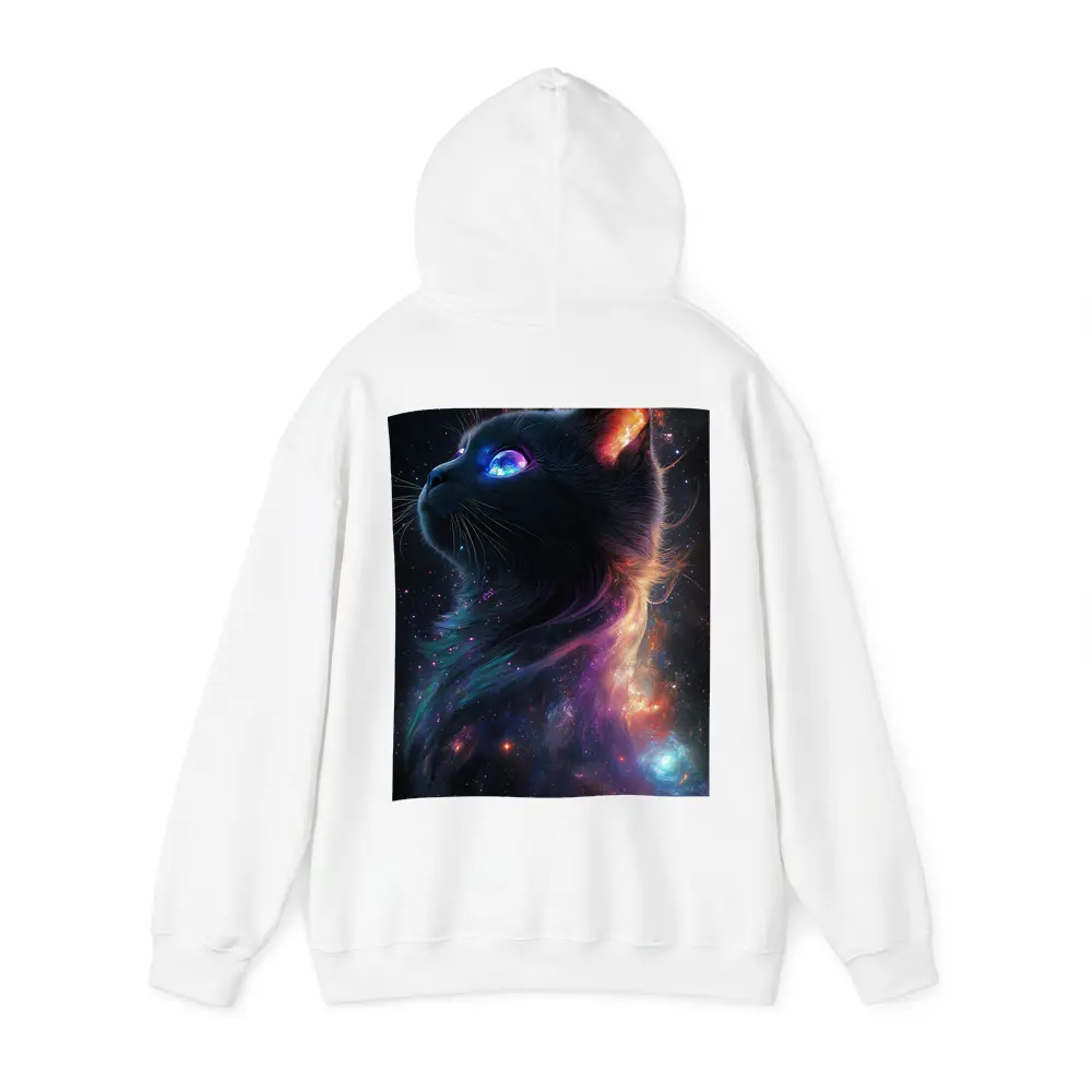 Black Cat Galaxy Space Cosmic Fantasy Art – Hoodies