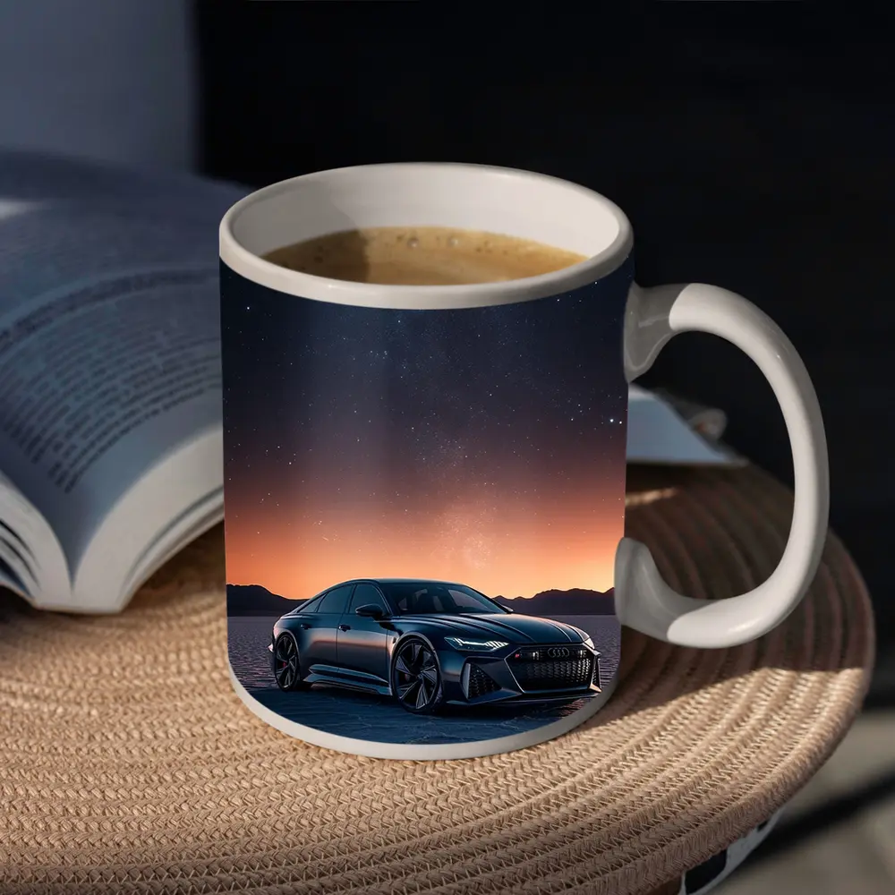 Audi RS7 Under Starry Night Sky – Mugs
