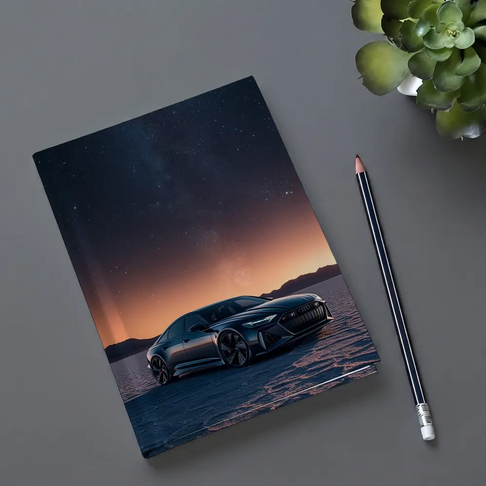 Audi RS7 Under Starry Night Sky – Notebooks