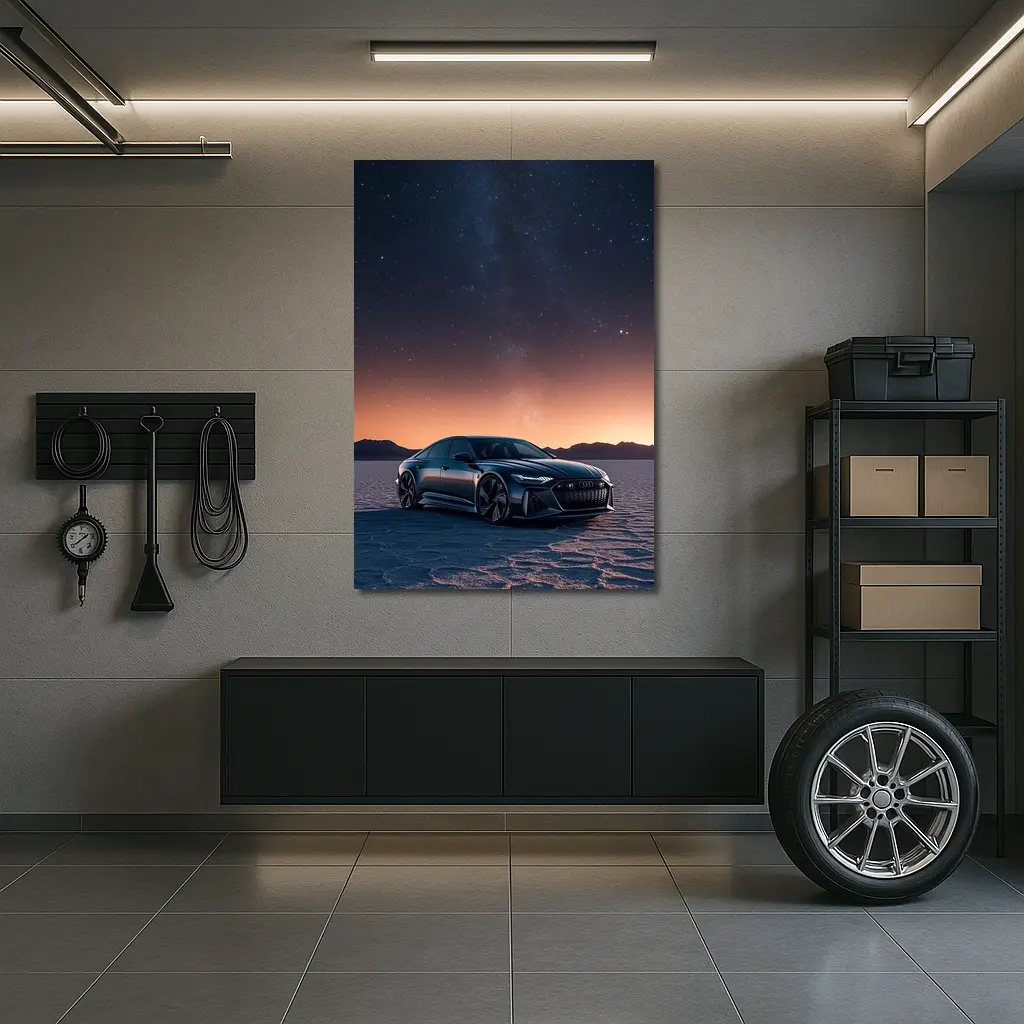 Audi RS7 Under Starry Night Sky – Wall Art