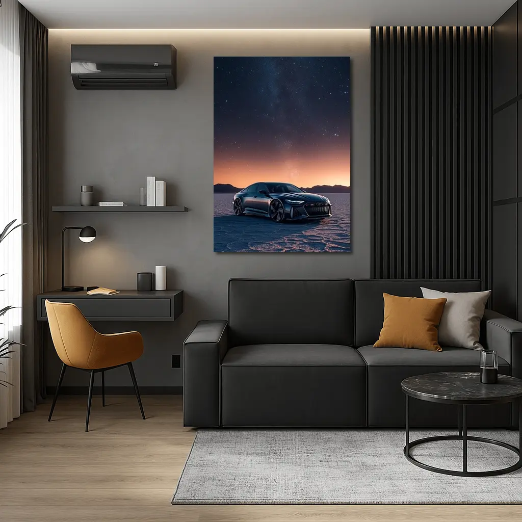 Audi RS7 Under Starry Night Sky – Wall Art