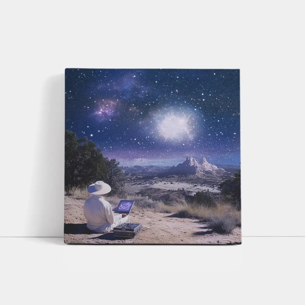Desert Stargazer Milky Way Night Sky Art – Wall Art
