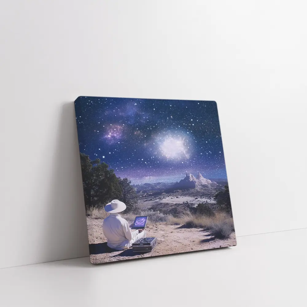 Desert Stargazer Milky Way Night Sky Art – Wall Art