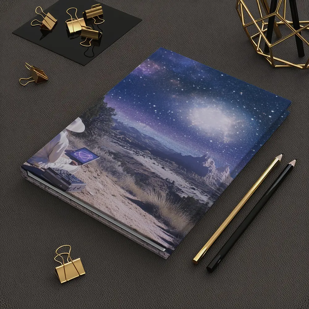 Desert Stargazer Milky Way Night Sky Art – Notebooks
