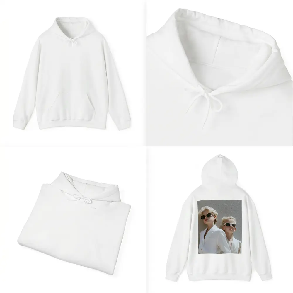 Two Blonde Kids White Blazers Sunglasses – Hoodies