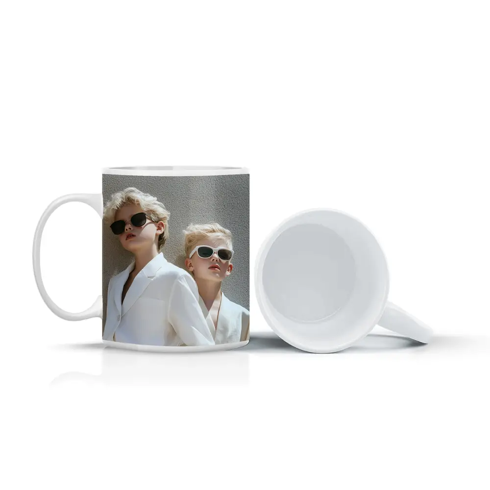 Two Blonde Kids White Blazers Sunglasses – Mugs