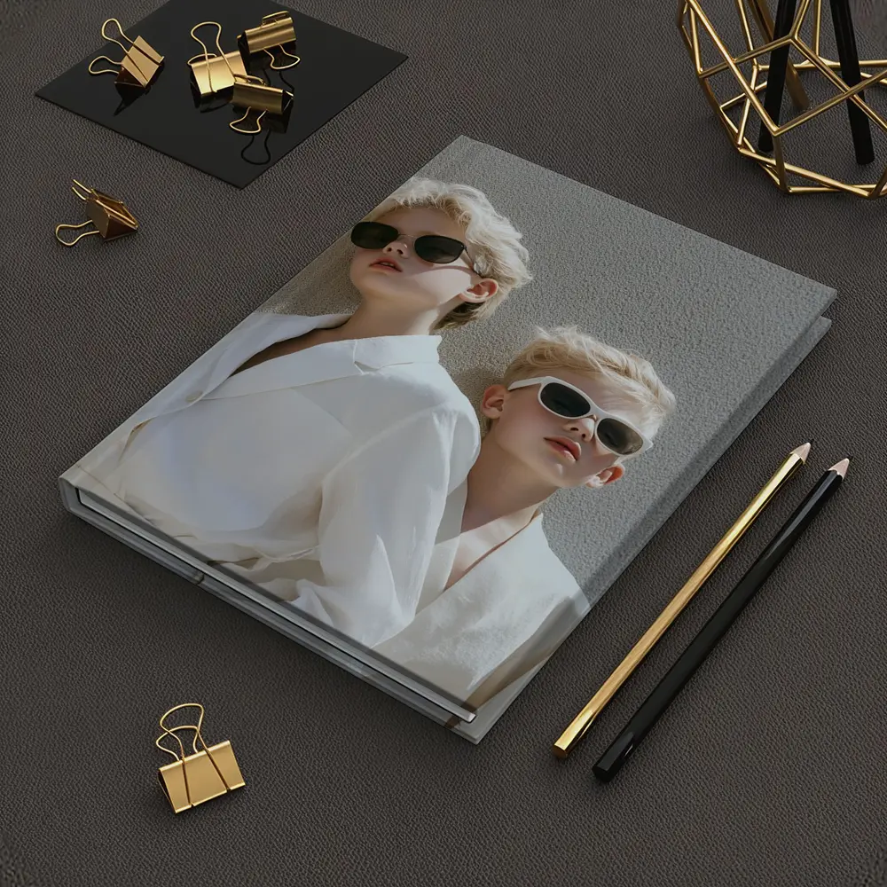 Two Blonde Kids White Blazers Sunglasses – Notebooks