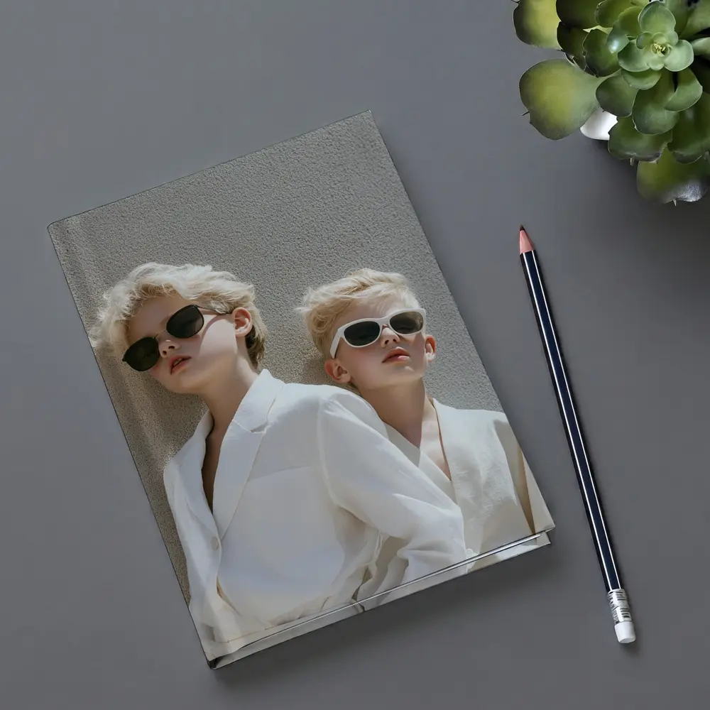 Two Blonde Kids White Blazers Sunglasses – Notebooks