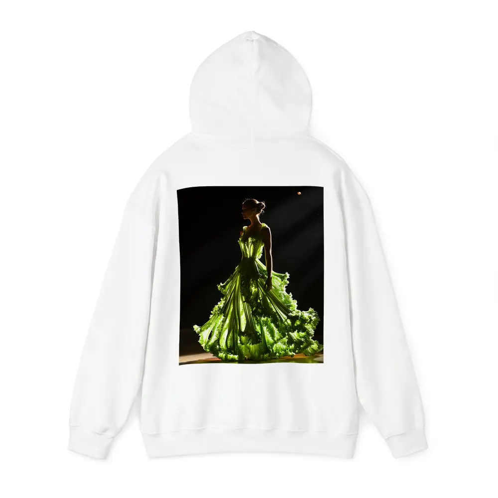 Woman Green Lettuce Gown Dark Stage – Hoodies