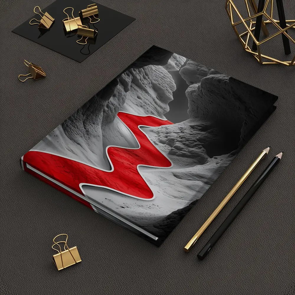 Red Winding Path Through Gray Canyon – Notebooks