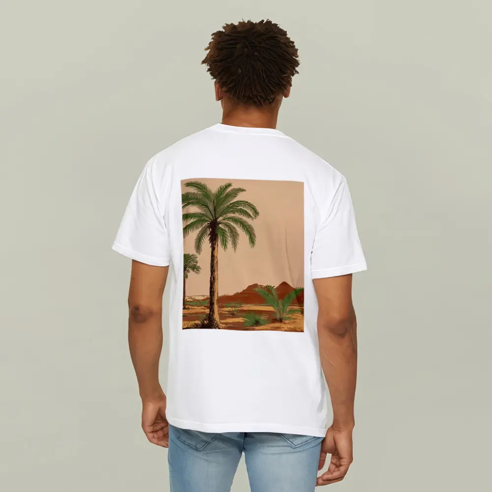Desert Palm Trees Vintage Botanical Illustration – T-Shirts