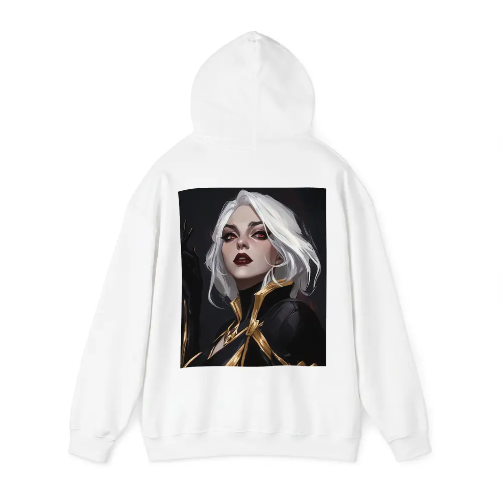White Haired Villain Woman Dark Fantasy Art – Hoodies