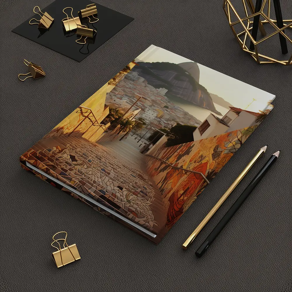 Rio de Janeiro Stairs Sugarloaf Mountain View – Notebooks