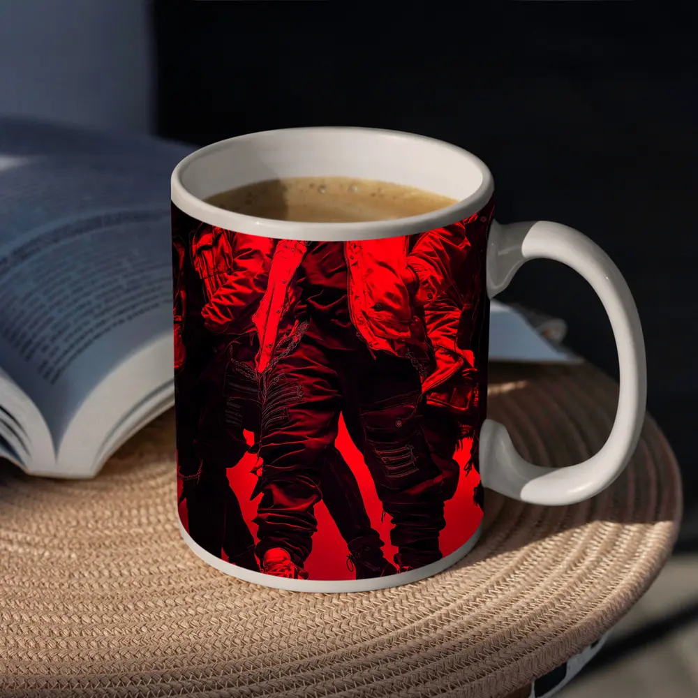 Red Light Hip Hop Street Fashion Figure – Mugs