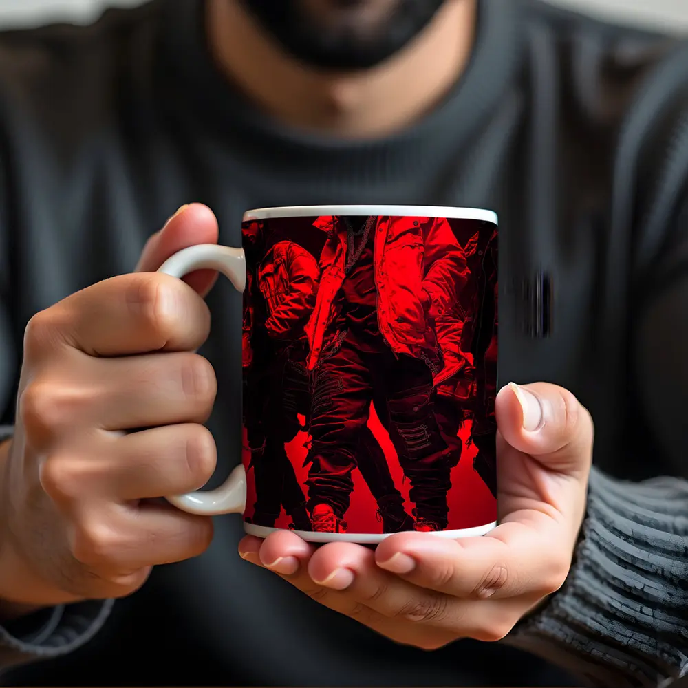 Red Light Hip Hop Street Fashion Figure – Mugs