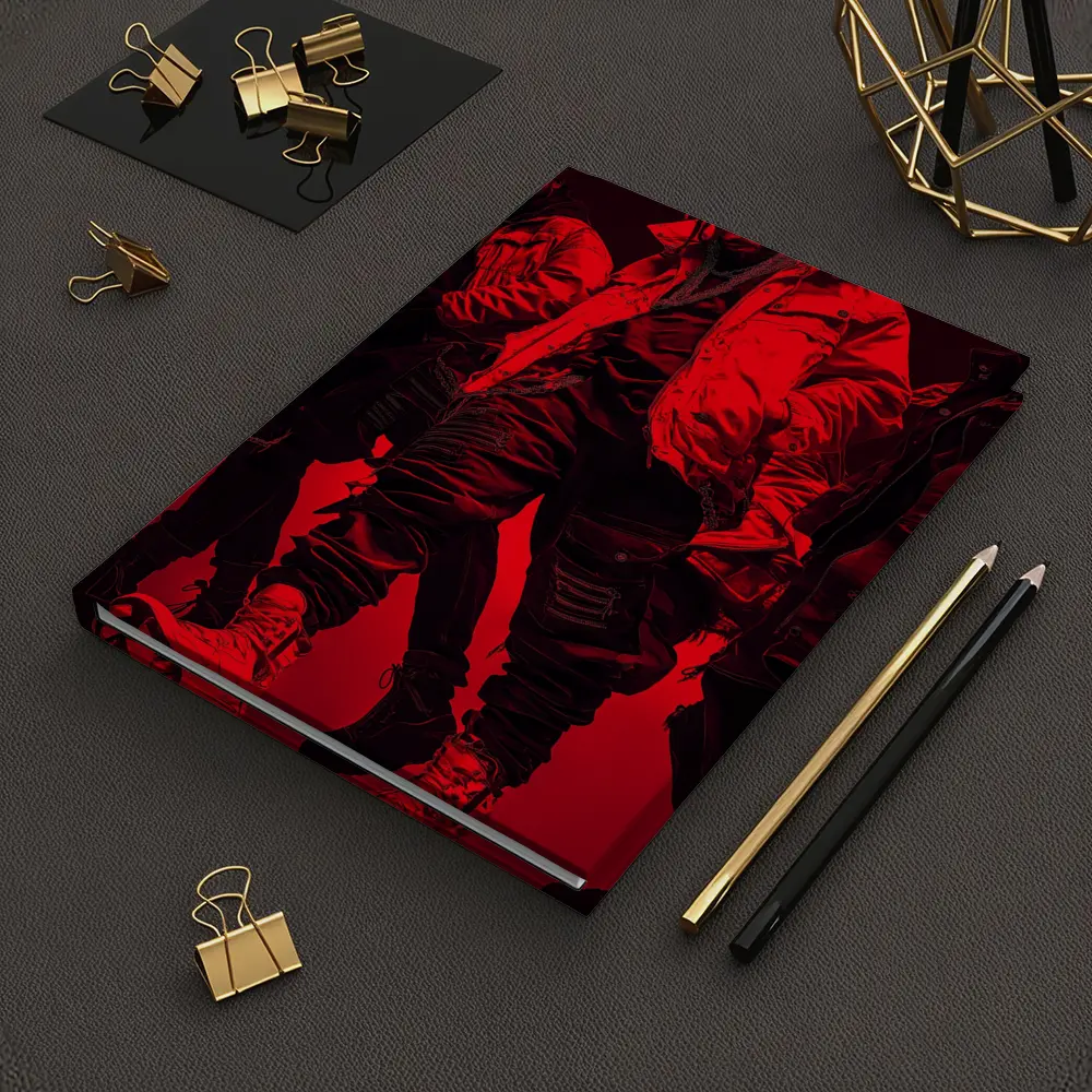 Red Light Hip Hop Street Fashion Figure – Notebooks
