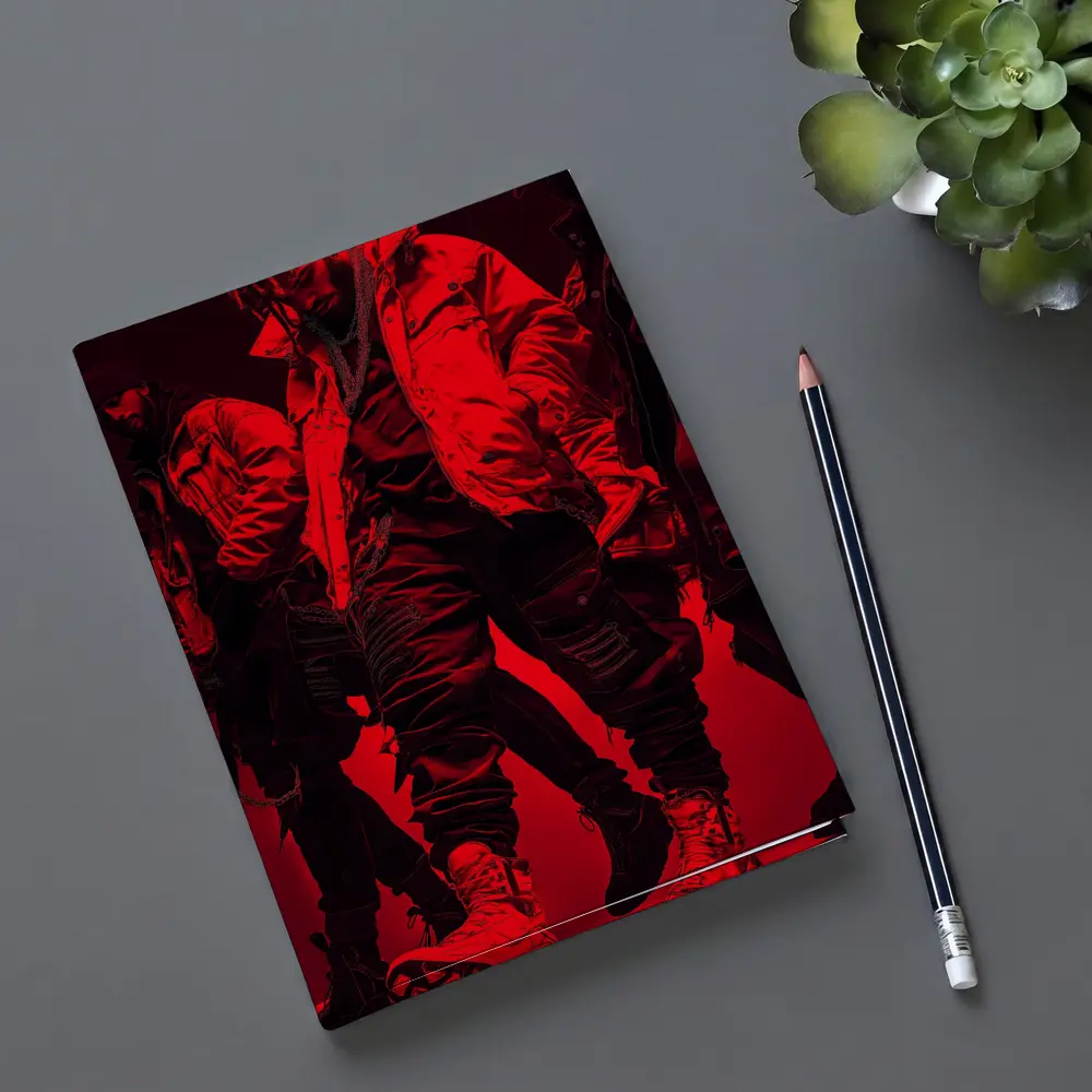 Red Light Hip Hop Street Fashion Figure – Notebooks