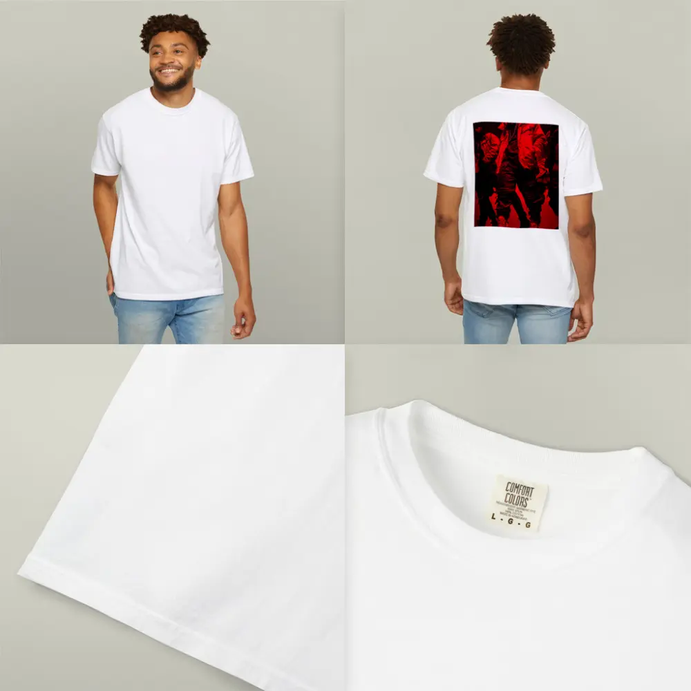 Red Light Hip Hop Street Fashion Figure – T-Shirts