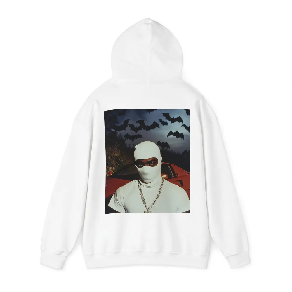 Masked Man Red Ferrari Bats Night – Hoodies