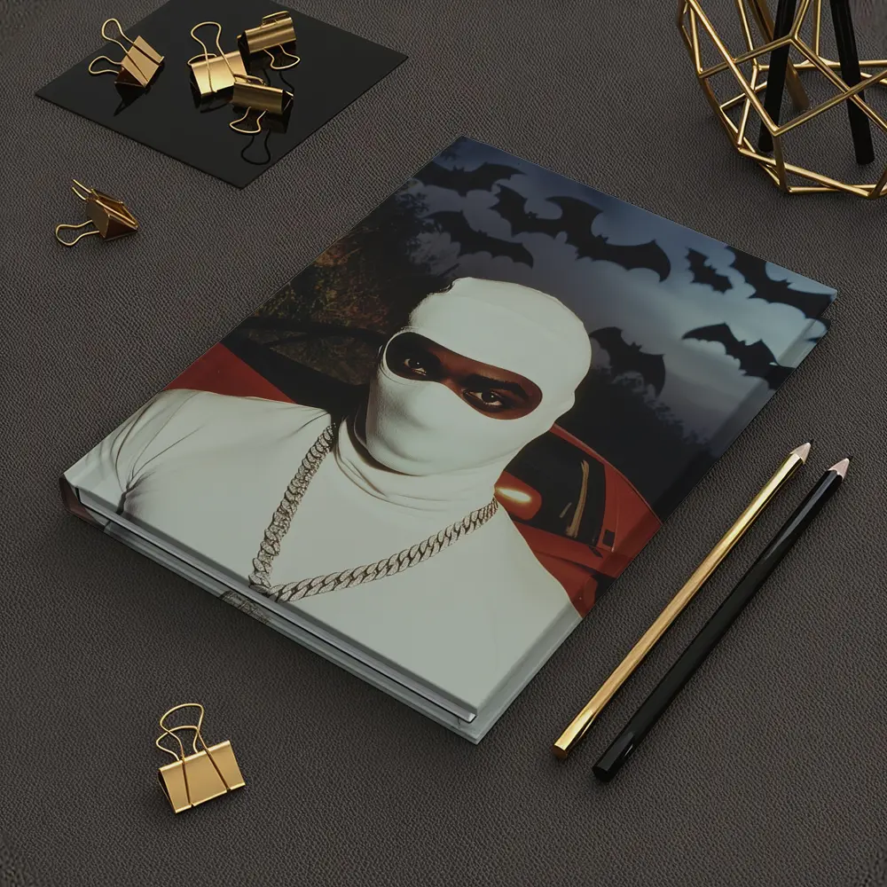 Masked Man Red Ferrari Bats Night – Notebooks