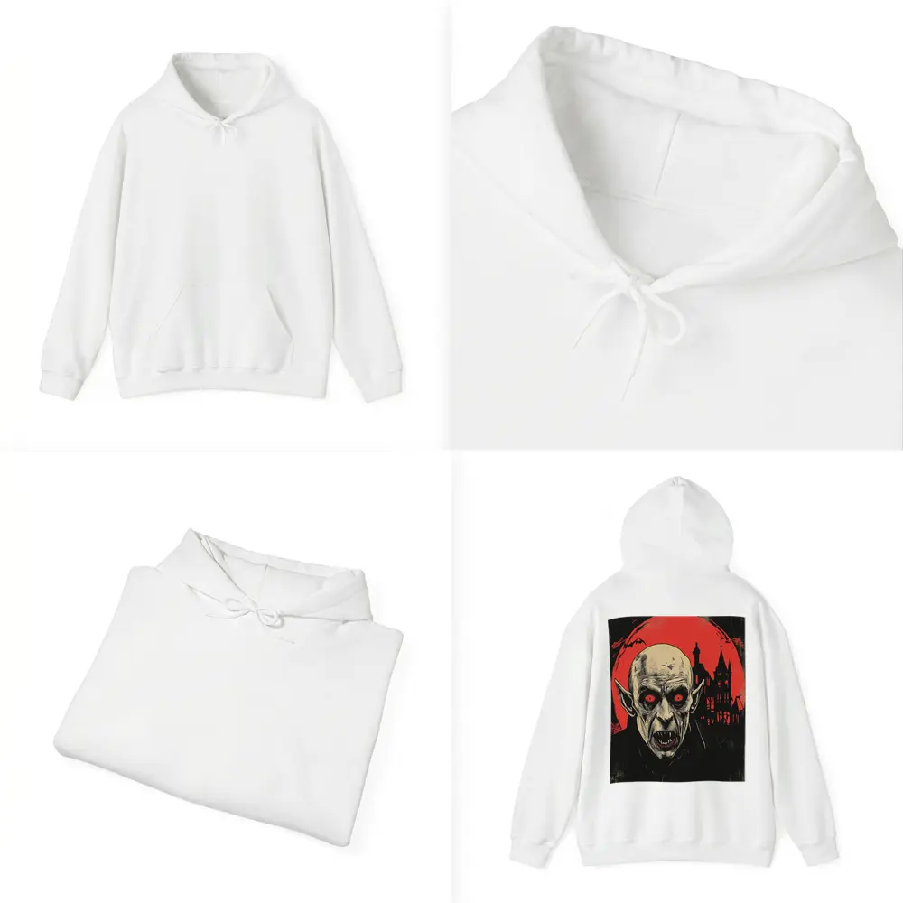 Nosferatu Vampire Red Moon Gothic Horror – Hoodies
