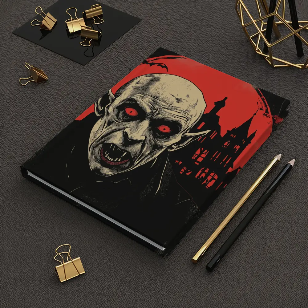 Nosferatu Vampire Red Moon Gothic Horror – Notebooks