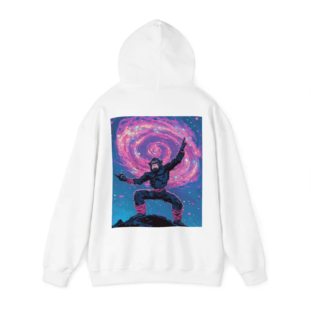 Cosmic Monkey Warrior Galaxy Space Art – Hoodies