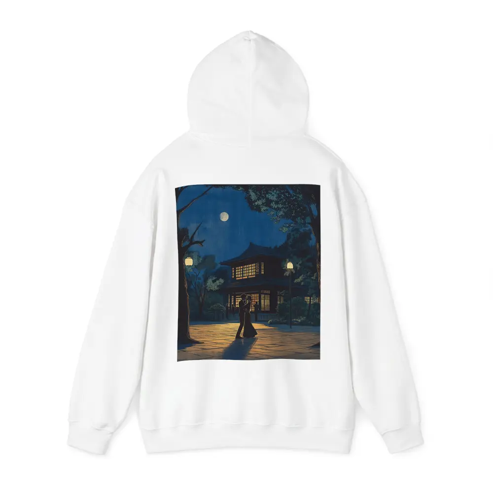 Couple Dancing Under Moon Japanese Night – Hoodies