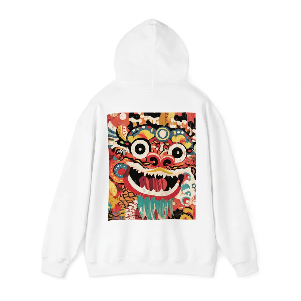 Chinese Dragon Dance Head Pop Art – Hoodies