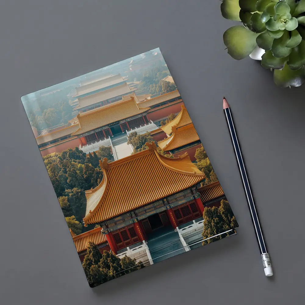 Forbidden City Imperial Palace Beijing Aerial View – Notebooks
