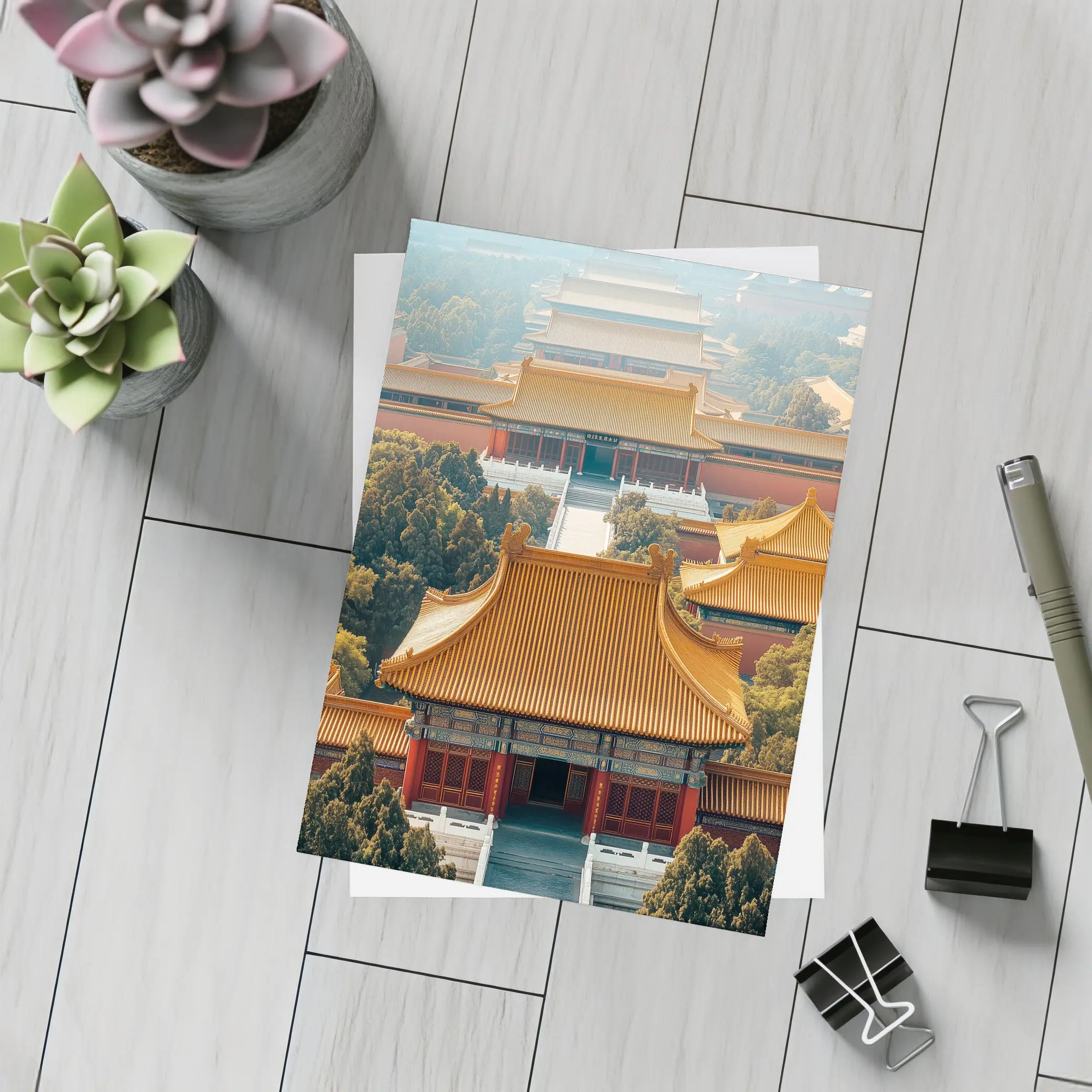 Forbidden City Imperial Palace Beijing Aerial View – Postcards