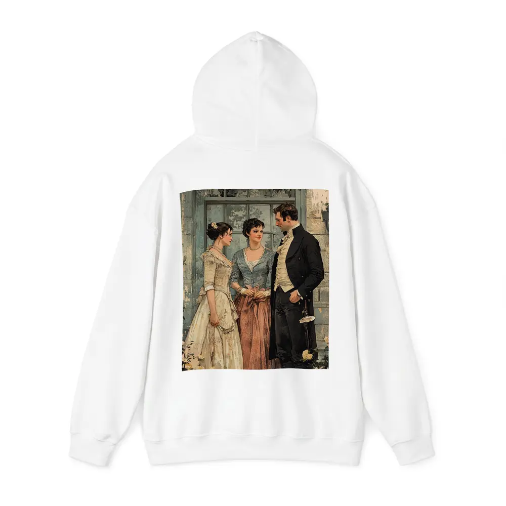 Regency Era Couple Vintage Illustration Art – Hoodies