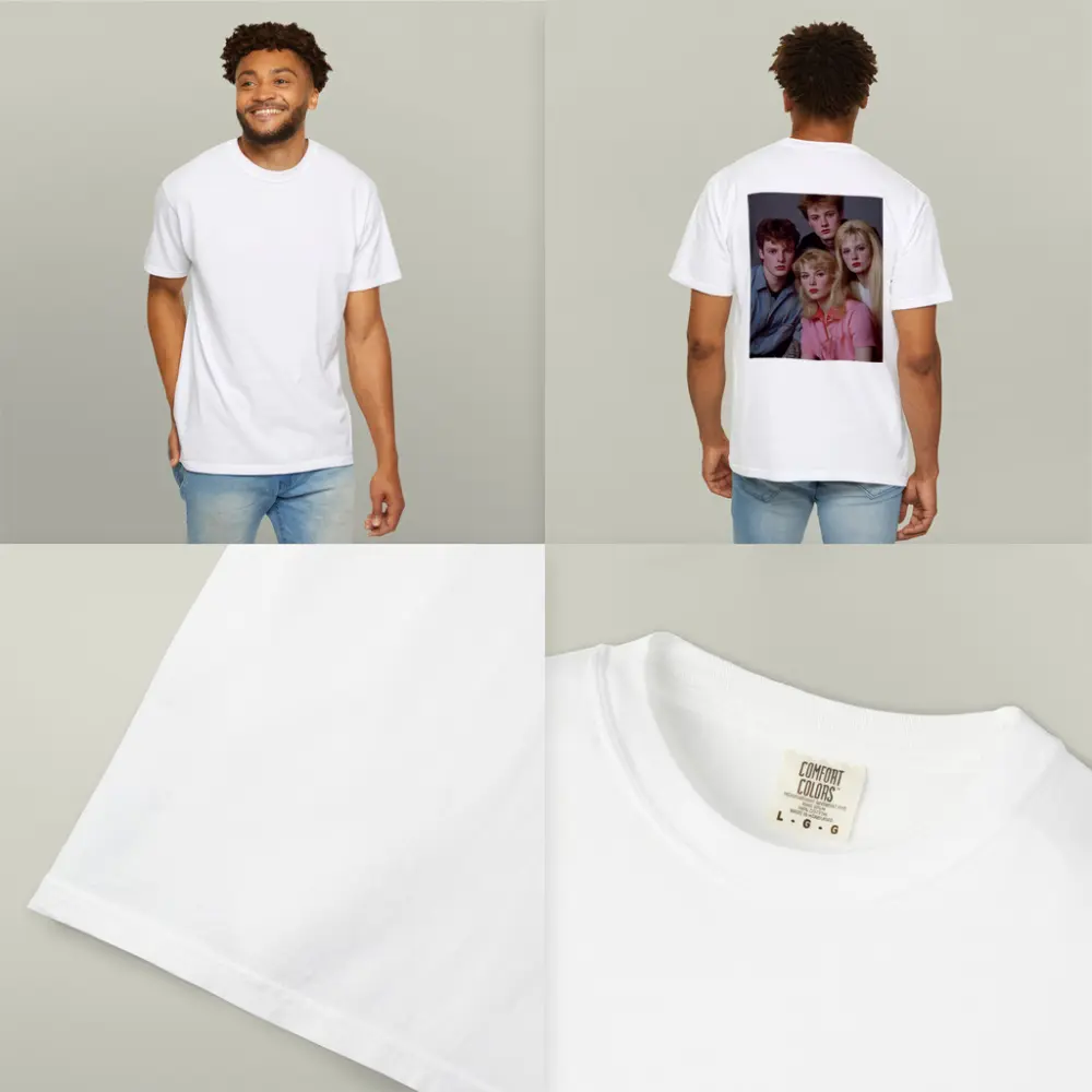 Retro Eighties Teen Group Studio Portrait – T-Shirts
