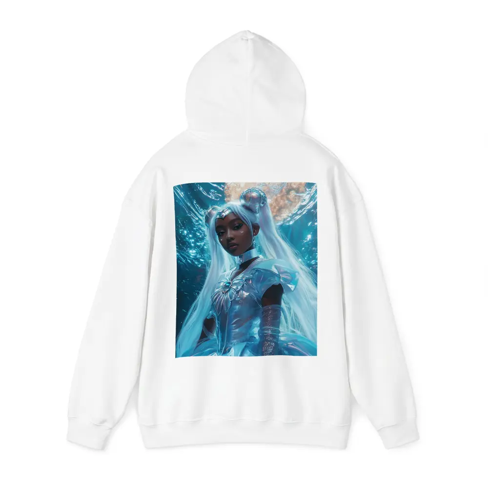 Sailor Moon Black Girl Fantasy Moon Background – Hoodies